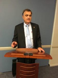 John Risch, SMART TD National Legislative Director, testifies at FRA hearing