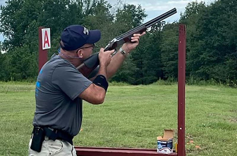 SMART-TD President Jeremy Ferguson takes part in the Solidarity shoot in September in Ellerbe, N.C.